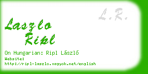laszlo ripl business card